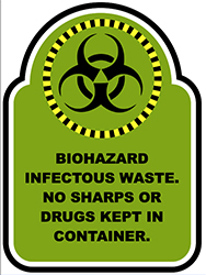 wanring labels for chemicals