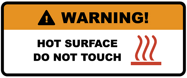 durable labels for warnings