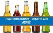 alt="Beer bottles needing TTB compliant beer labeling"